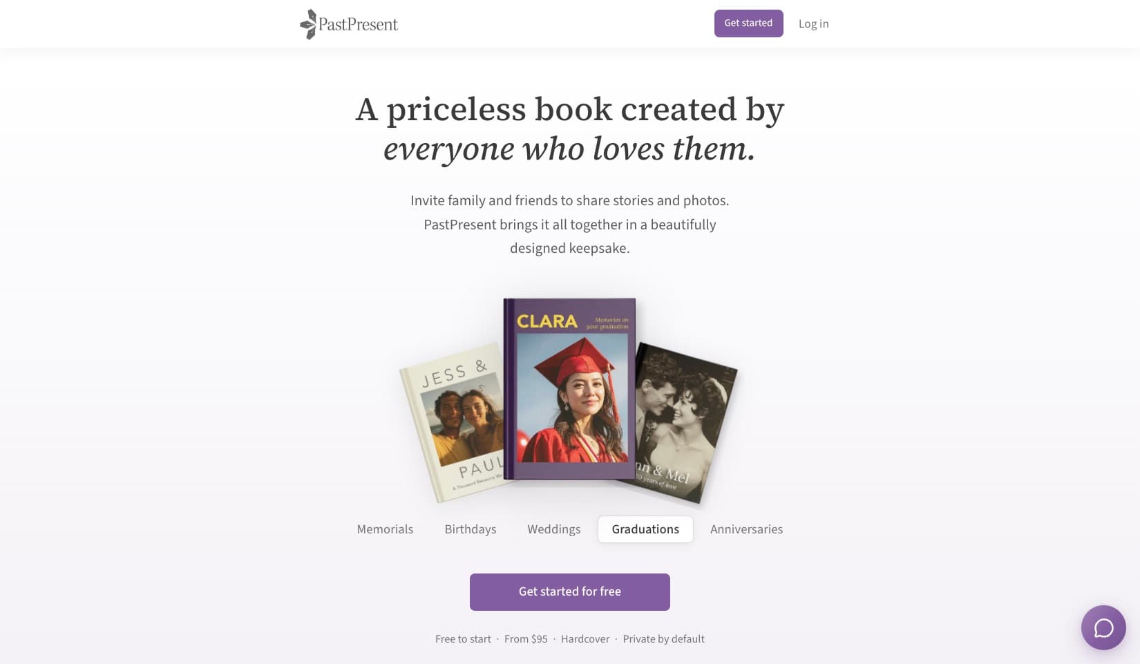 PastPresent client website